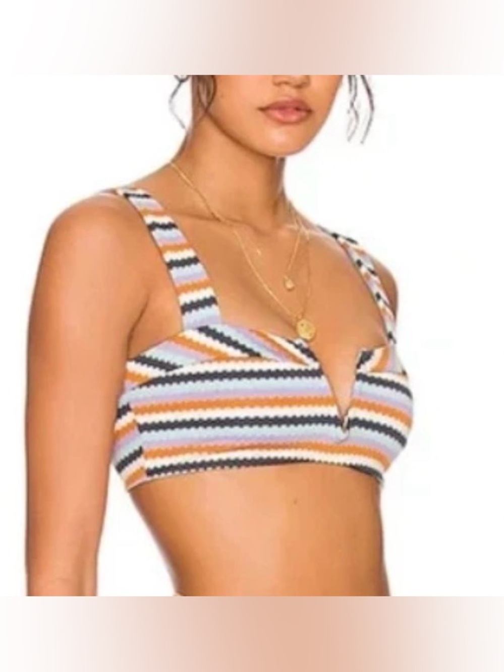L*Space Printed Stripe Lee Lee Top Size S/P